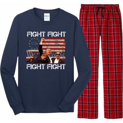 Trump Pennsylvania 2024 Fight We The People Long Sleeve Pajama Set