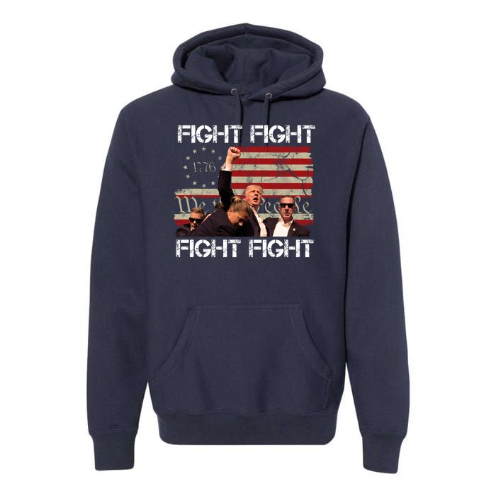 Trump Pennsylvania 2024 Fight We The People Premium Hoodie