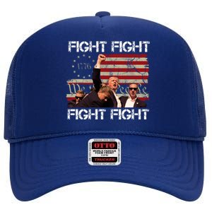 Trump Pennsylvania 2024 Fight We The People High Crown Mesh Back Trucker Hat