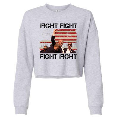 Trump Pennsylvania 2024 Fight We The People Cropped Pullover Crew