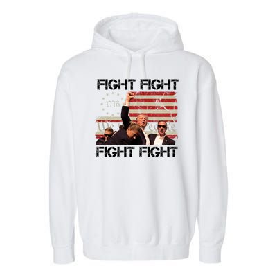 Trump Pennsylvania 2024 Fight We The People Garment-Dyed Fleece Hoodie