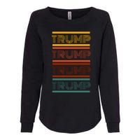 Trump President 2024 Funny Retro Vintage Womens California Wash Sweatshirt