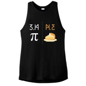 Thanksgiving Pie 314 Apple Pumpkin Pi Math Twist Ladies PosiCharge Tri-Blend Wicking Tank