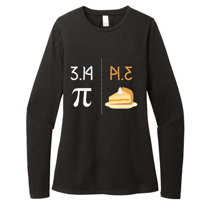 Thanksgiving Pie 314 Apple Pumpkin Pi Math Twist Womens CVC Long Sleeve Shirt