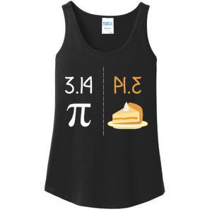 Thanksgiving Pie 314 Apple Pumpkin Pi Math Twist Ladies Essential Tank