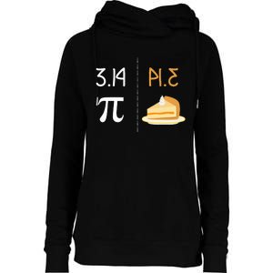 Thanksgiving Pie 314 Apple Pumpkin Pi Math Twist Womens Funnel Neck Pullover Hood