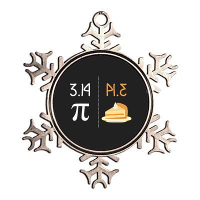 Thanksgiving Pie 314 Apple Pumpkin Pi Math Twist Metallic Star Ornament