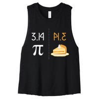 Thanksgiving Pie 314 Apple Pumpkin Pi Math Twist Women's Racerback Cropped Tank