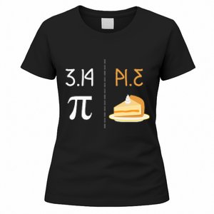 Thanksgiving Pie 314 Apple Pumpkin Pi Math Twist Women's T-Shirt