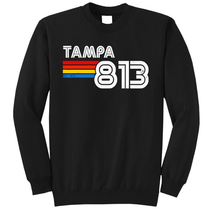 Tampa Proud 813 State Of Florida Est 1823 Vintage Sweatshirt