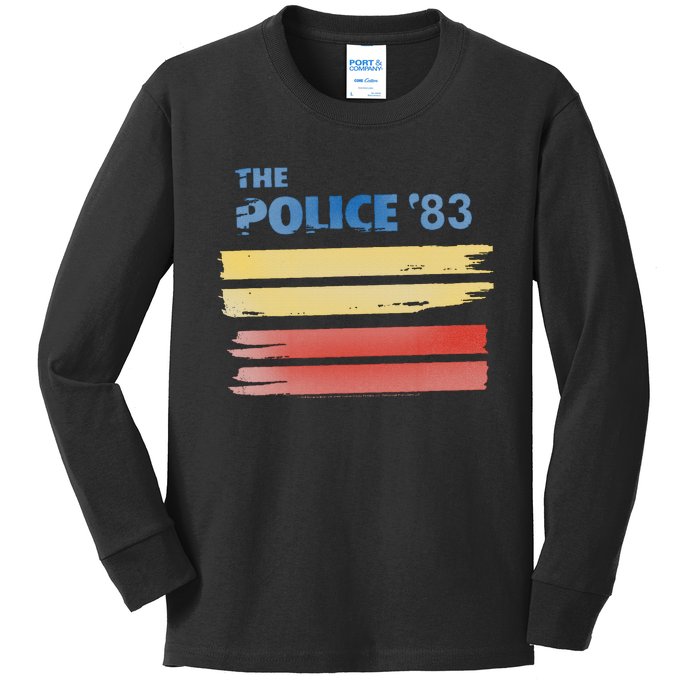 The P.O.L.I.C.E 83 Kids Long Sleeve Shirt