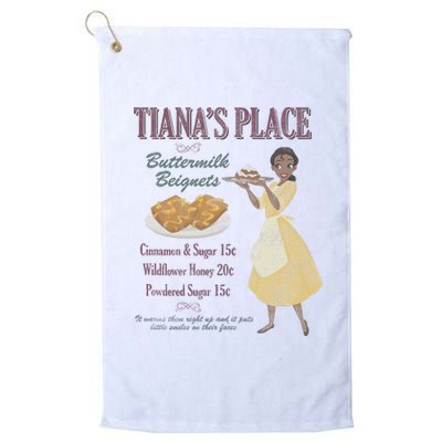 The Princess And The Frog Tianas Place Advertisement Platinum Collection Golf Towel