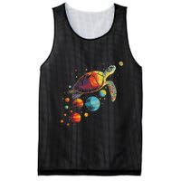 Turtler Planets Art Animal Colorful Graphic Turtle Mesh Reversible Basketball Jersey Tank