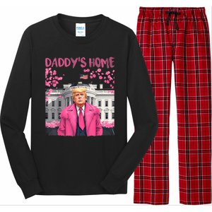 Trump President Again Daddys Home Take America Back Long Sleeve Pajama Set