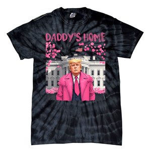 Trump President Again Daddys Home Take America Back Tie-Dye T-Shirt