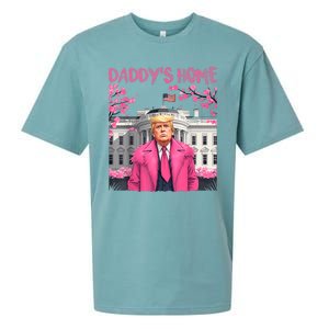 Trump President Again Daddys Home Take America Back Sueded Cloud Jersey T-Shirt