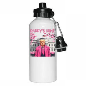 Trump President Again Daddys Home Take America Back Aluminum Water Bottle