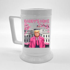 Trump President Again Daddys Home Take America Back Beer Stein