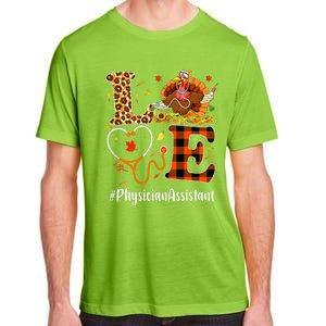 Thanksgiving Physician Assistant Love Thanksgiving Leopard Adult ChromaSoft Performance T-Shirt