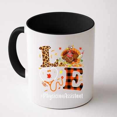 Thanksgiving Physician Assistant Love Thanksgiving Leopard Mug