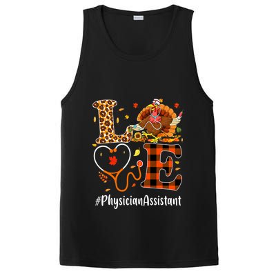 Thanksgiving Physician Assistant Love Thanksgiving Leopard PosiCharge Competitor Tank