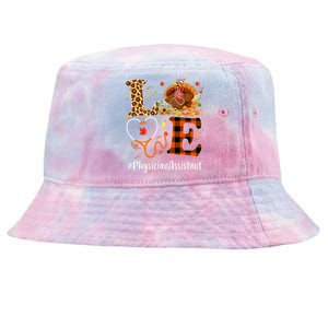 Thanksgiving Physician Assistant Love Thanksgiving Leopard Tie-Dyed Bucket Hat