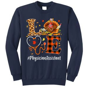 Thanksgiving Physician Assistant Love Thanksgiving Leopard Sweatshirt