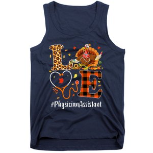 Thanksgiving Physician Assistant Love Thanksgiving Leopard Tank Top