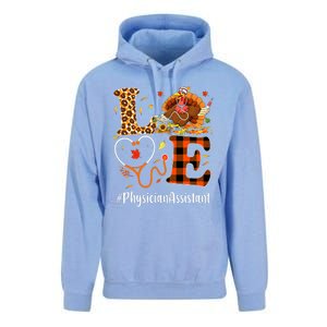 Thanksgiving Physician Assistant Love Thanksgiving Leopard Unisex Surf Hoodie