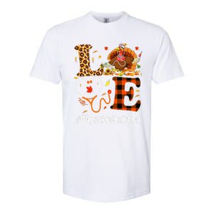 Thanksgiving Physician Assistant Love Thanksgiving Leopard Softstyle CVC T-Shirt