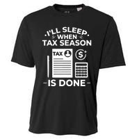 Tax Preparer Accounting Humor Tax Payer Accountant Cooling Performance Crew T-Shirt