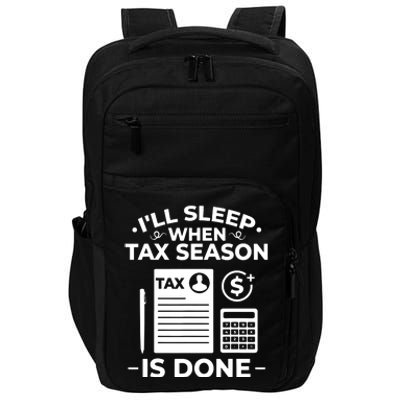 Tax Preparer Accounting Humor Tax Payer Accountant Impact Tech Backpack