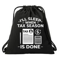 Tax Preparer Accounting Humor Tax Payer Accountant Drawstring Bag