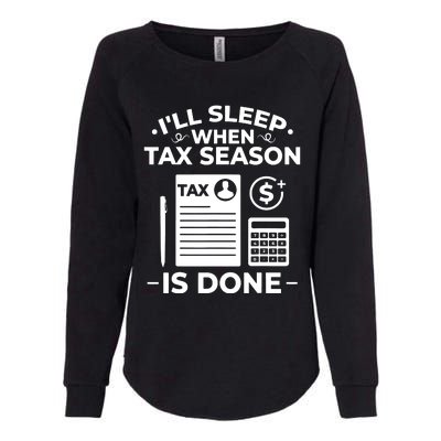 Tax Preparer Accounting Humor Tax Payer Accountant Womens California Wash Sweatshirt