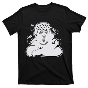 Trump Poop Anti Trump Anti Maga Political Statement T-Shirt