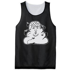 Trump Poop Anti Trump Anti Maga Political Statement Mesh Reversible Basketball Jersey Tank