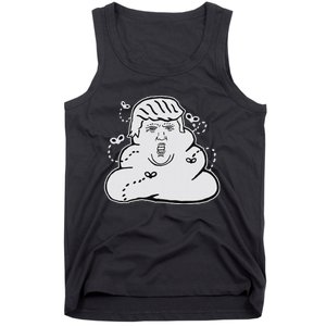 Trump Poop Anti Trump Anti Maga Political Statement Tank Top