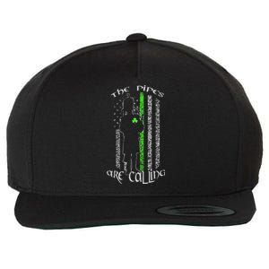 The Pipes Are Calling Saint Patrick's Day Bagpipe Wool Snapback Cap