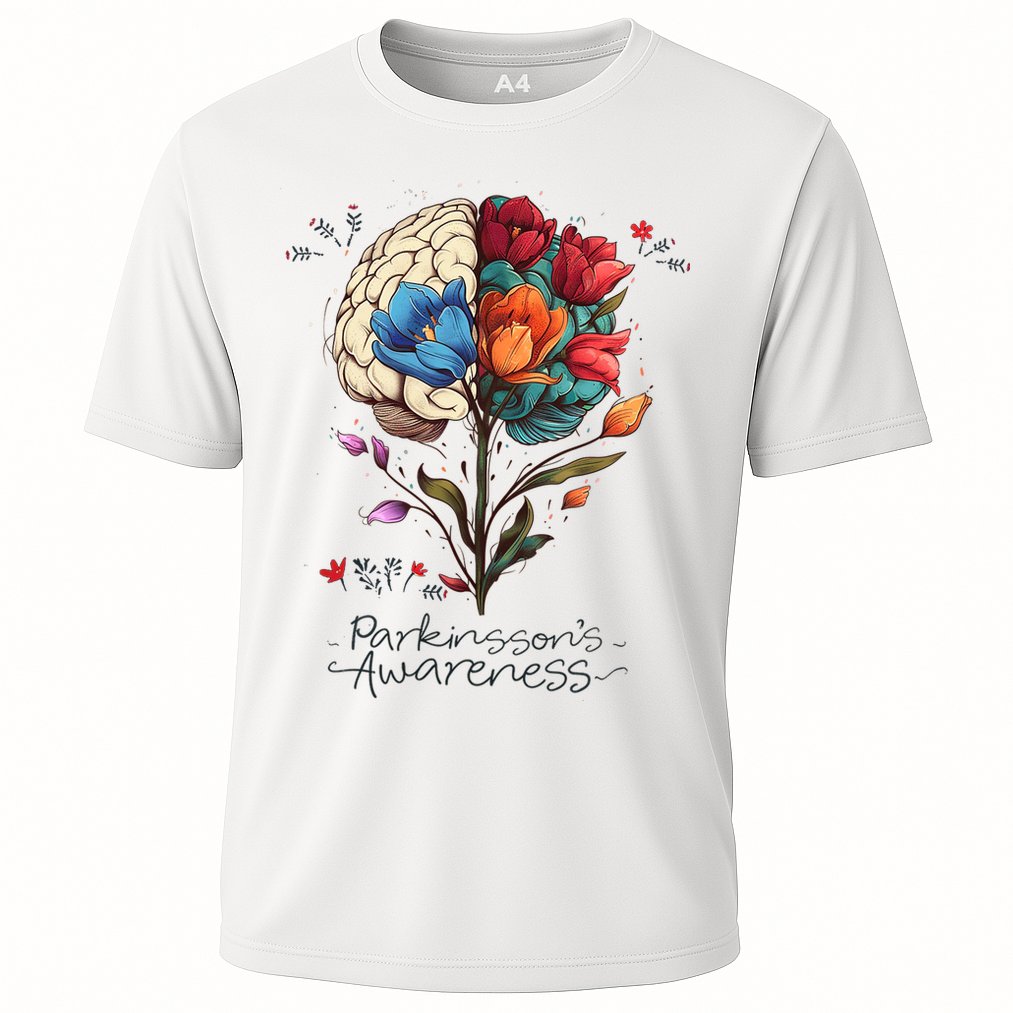 Tulip ParkinsonS Awareness Parkinson April Month Cooling Performance Crew T-Shirt
