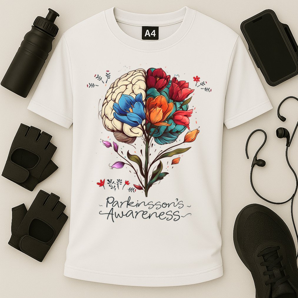 Tulip ParkinsonS Awareness Parkinson April Month Cooling Performance Crew T-Shirt