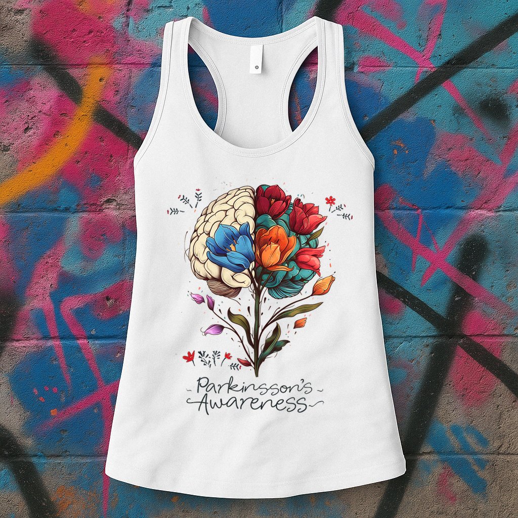 Tulip ParkinsonS Awareness Parkinson April Month Womens Tank Top