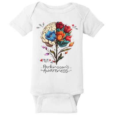 Tulip ParkinsonS Awareness Parkinson April Month Baby Bodysuit