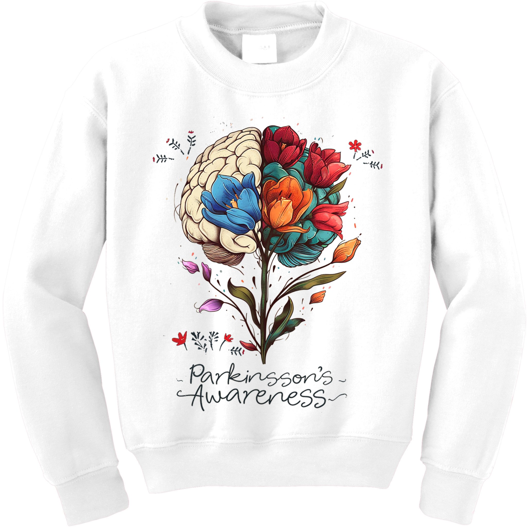 Tulip ParkinsonS Awareness Parkinson April Month Kids Sweatshirt