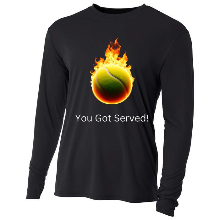 Tennis Player All Ages Cooling Performance Long Sleeve Crew