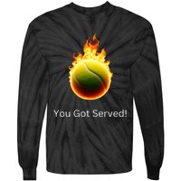 Tennis Player All Ages Tie-Dye Long Sleeve Shirt