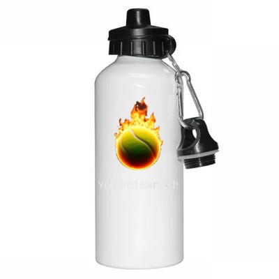 Tennis Player All Ages Aluminum Water Bottle