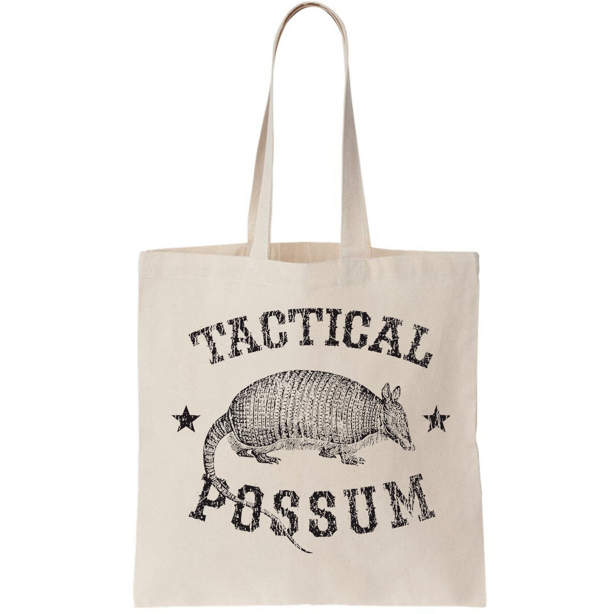 Tactical Possum Armadillo Animal Pun Texas Funny Bag