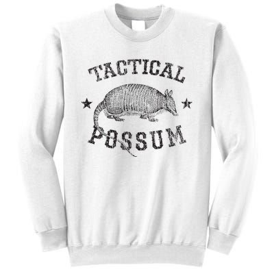 Tactical Possum Armadillo Animal Pun Texas Funny Sweatshirt