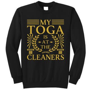 Toga Party Accessories My Toga Is At The Cleaners Sweatshirt