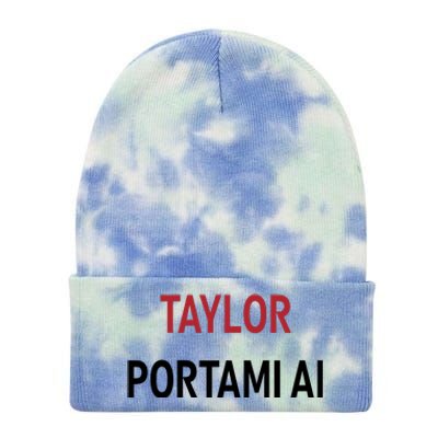 Taylor Portami Ai Tie Dye 12in Knit Beanie